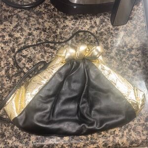 Elegant Black and Gold Women's vintage clutch
